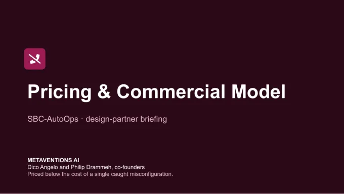 Pricing deck preview